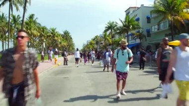 Kentsel hafta sonu Miami Beach anma günü hareket video