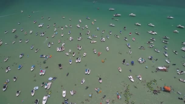 Haulover Sand Bar Memorial Day weekend — Stock Video