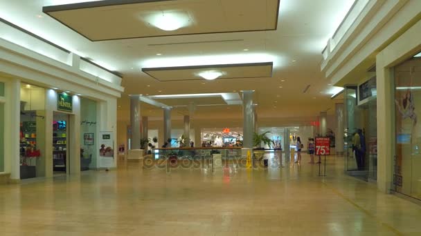 Galleria Mall Fort Lauderdale Fl, Stany Zjednoczone Ameryki — Wideo stockowe