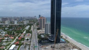 Hava video Porsche tasarım kule Sunny Isles Beach yörünge