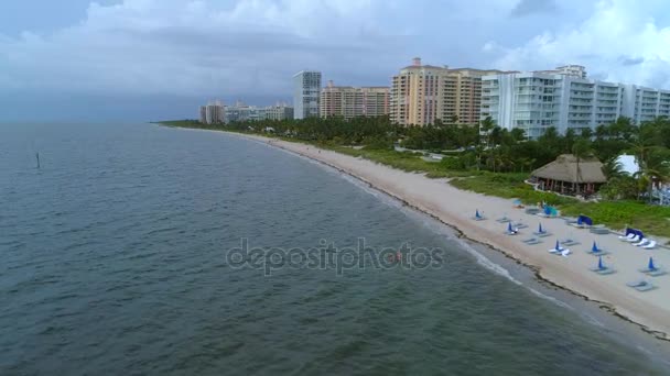 Aerial footage of Key Biscayne Florida — Stock Video