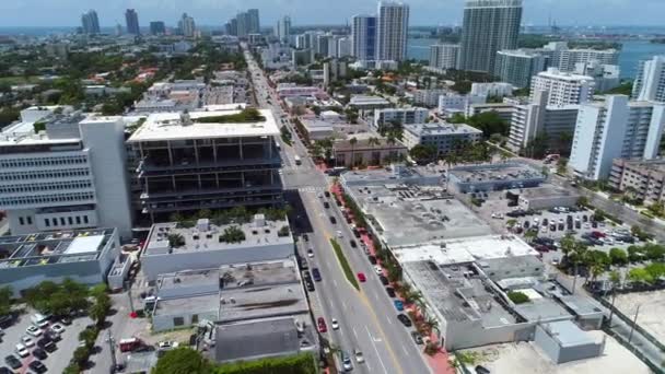 Lincoln Road Miami Beach garaj otopark — Stok video