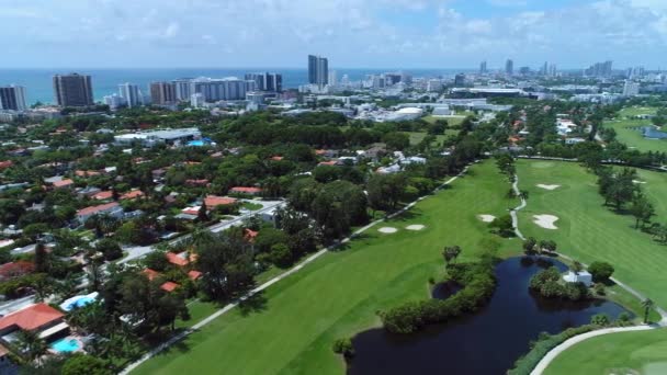 Miami Beach Golf Club 4 k — Stok video