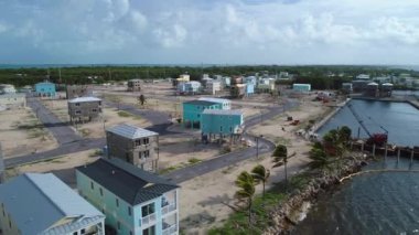 Florida Keys içinde Stilts hava video evleri 4 k robot