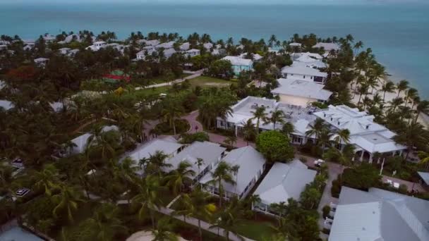 Drone de Key West Florida Sunset Island 4k — Vídeo de Stock