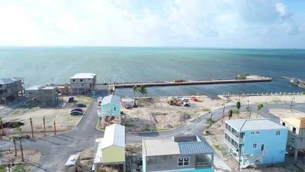 Florida Keys home development construction site — Stock Video