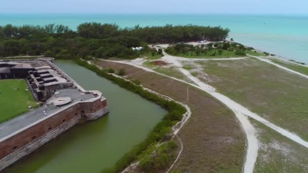 Aérienne Fort Zachary Taylor Beach — Video