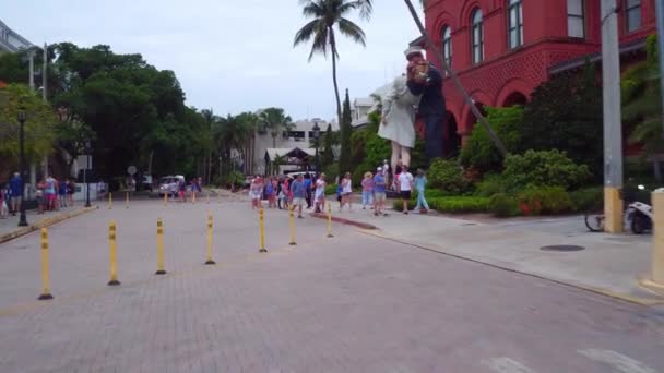 Key West art and historic society building — Stock Video