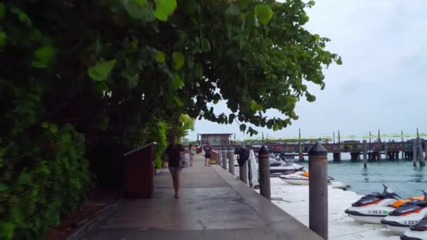 Movimento vídeo Sunset Pier Key West — Vídeo de Stock