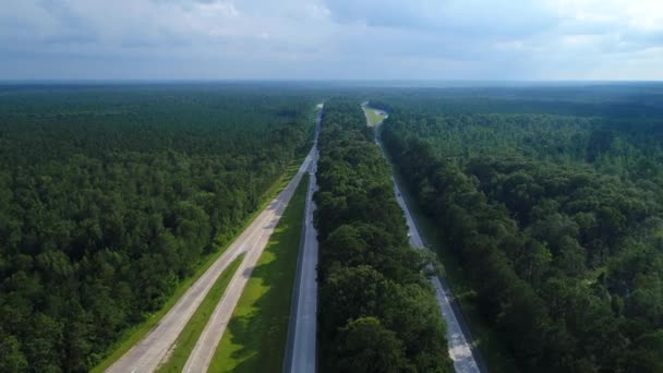 Luchtfoto video South carolina Usa i95 — Stockvideo