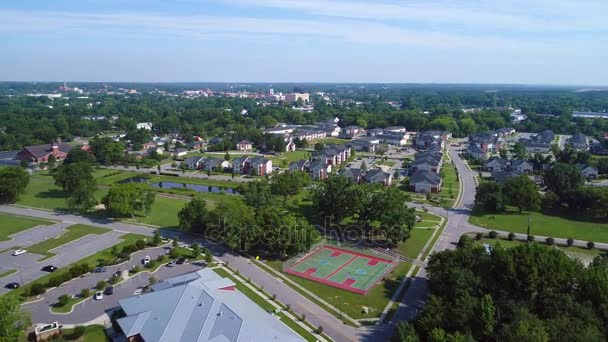ノースカロライナ州フェイエットヴィルの空撮 — ストック動画
