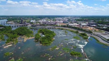 James River Richmond Va akan hava video su