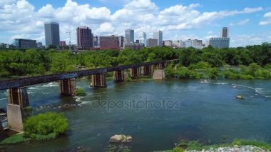 Richmond Virginia Downtown geriye doğru uçuş
