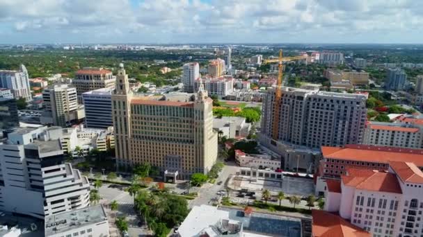 迈阿密珊瑚山墙阿罕布拉广场 — 图库视频影像