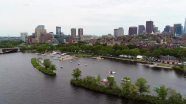 Boston The Esplanade Charles River topluluk tekne 
