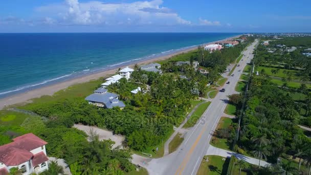 Macarthur Boulevard Hutchinson Island Floride 4k — Video