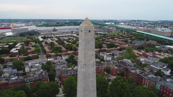 Orbite aérienne Bunker Hill Monument — Video