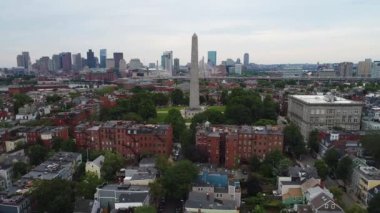 Bunker Hill Anıtı Charlestown Massachusetts dron Tur