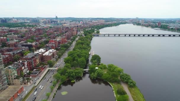Hava tur Boston Haziran 2017 — Stok video