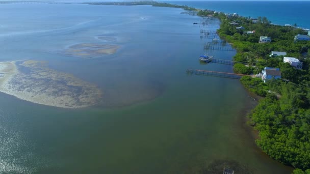 Playa de Jensen a Júpiter Inlet Aquatic Preserve — Vídeo de stock