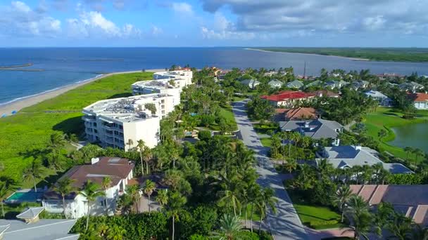 Norte punto de Hutchinson Island Florida — Vídeos de Stock