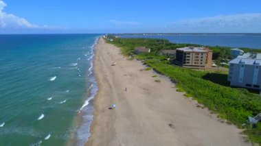 Uçak video Güney Florida plaj 