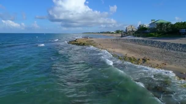 Stuart Beach antenowe drone wideo 4 k 60p — Wideo stockowe