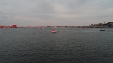 Boston Charleston toplu taşıma wharf tekne 4k