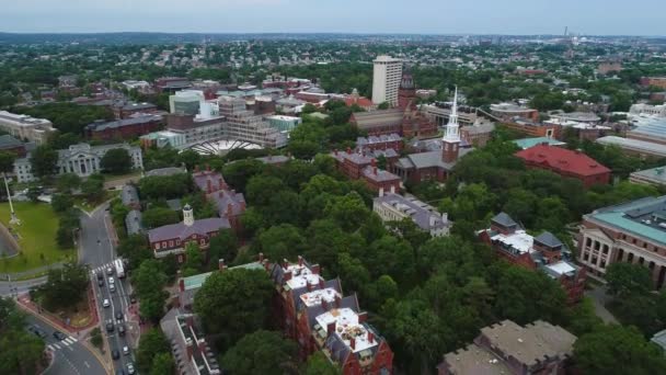 Cambridge Harvard Boston Massachusetts 4k — Wideo stockowe
