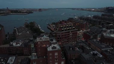 Gece gök olayları robot video Boston ABD