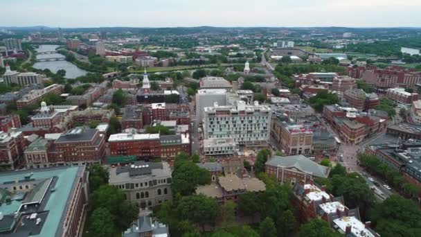 Гарвардський університет Массачусетс Кембридж — стокове відео