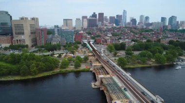 Anteni robot video Boston Common ve şehir