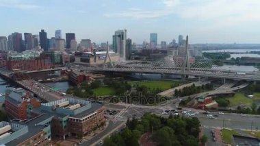 Hava hyperlapse video Boston 4 k robot