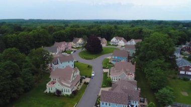 Bir culdesac doğum hava lüks evler