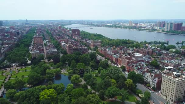 Boston Common και γύρω γειτονιές — Αρχείο Βίντεο