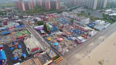 Coney Island Brooklyn New York 4k, eğlenceli