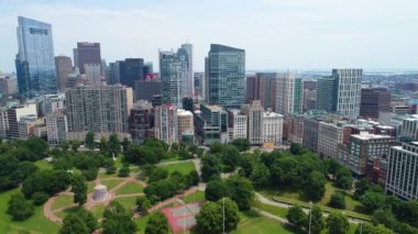 Yavaş hareket hava video Boston Common