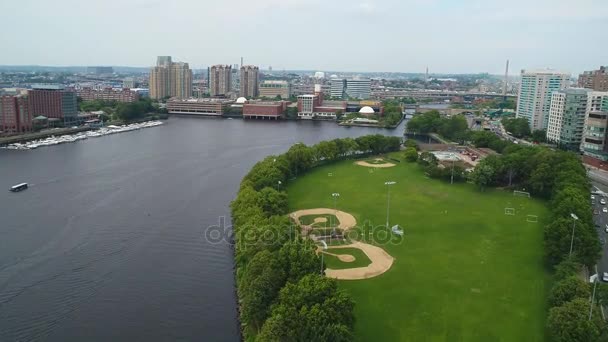 Lederman Park Boston 4k 60p — Stock video