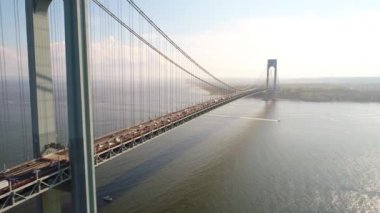 Hava video Verrazano köprüsü oluşturma