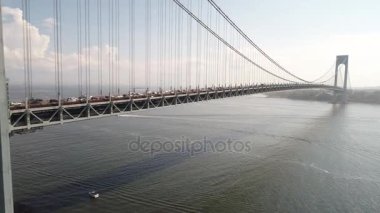 Hava video Verrazano köprüsü oluşturma