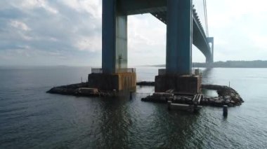 Hava video Verrazano köprüsü oluşturma