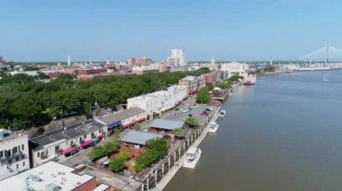 Savannah Georgia East River Sokağı 4k
