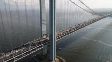 Hava video Verrazano köprüsü oluşturma