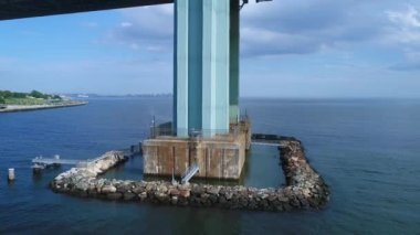 Hava video Verrazano köprüsü oluşturma