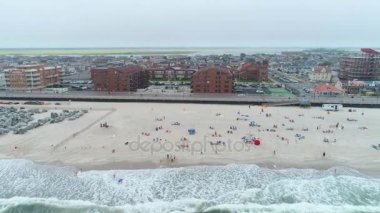 Long Beach Ny 4k hisse senedi havadan görüntüleri