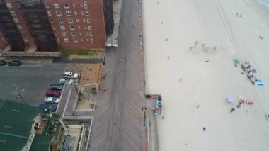 Long Beach boardwalk New York Usa