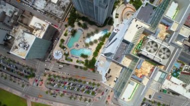 Anteni robot video Vizcayne Downtown Miami 4k