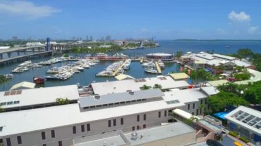 Hava atış Bayside Miami Florida 4 k kurulması 24p