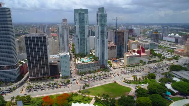 Vice sviluppo della costruzione Centro di Miami — Video Stock