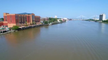 Nehir kenarında Savannah Georgia 4k video 60p